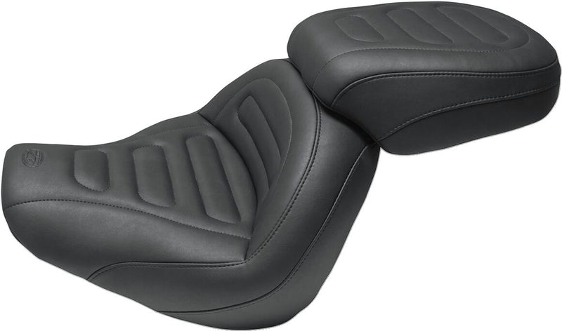 Mustang Max Profile Passenger Touring Seat Black Vinyl #75888