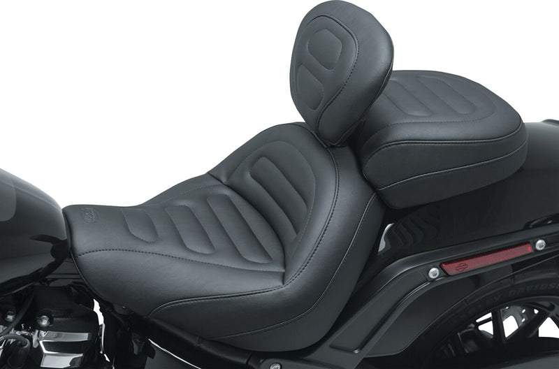Mustang Max Profile Passenger Touring Seat Black Vinyl #79335
