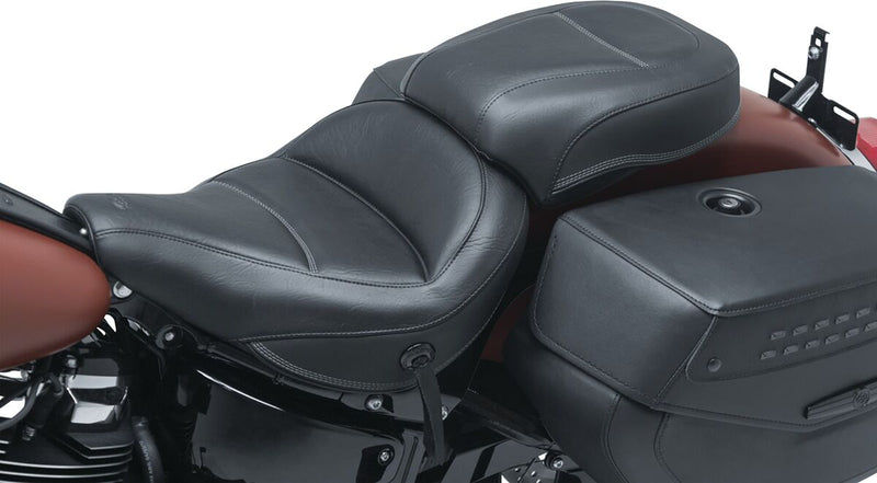 Mustang Max Profile Passenger Touring Seat Black Vinyl