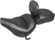 Mustang Max Profile Passenger Touring Seat for 2018-2026 Harley-Davidson Black Vinyl