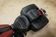 Mustang Max Profile Passenger Touring Seat for 2018-2026 Harley-Davidson Black Vinyl #79331