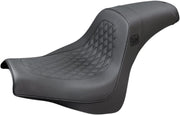 Saddlemen Black Speed Merchant Seat for 2018-2023 Harley-Davidson Softail Fat Bob 114 - FXFBS and 2018-2019 Harley-Davidson Softail Fat Bob - FXFB Motorcycles #SM81828DB