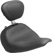 Mustang Seats Vintage Wide Tripper Solo Seat w/Backrest for 2018-2024 Harley-Davidson Softail Fat Boy 114 - FLFBS and 2018-2019,2025-2026 Harley-Davidson Softail Fat Boy - FLFB Motorcycles