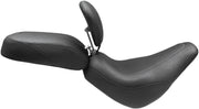 Mustang Seats Vintage Wide Tripper Passenger Seat for 2021-2024 Harley-Davidson Softail Street Bob - FXBBS and 2018-2020,2025-2026 Harley-Davidson Softail Street Bob - FXBB Motorcycles Black #75163