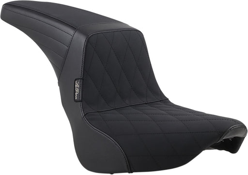 Le Pera Kickflip Seat Black 2-Up Seat BikerTec Vinyl