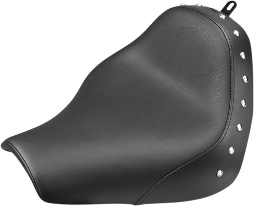 Saddlemen Renegade Solo Seat in Black With Chrome Studs For 2018-2022 Softail Breakout Models