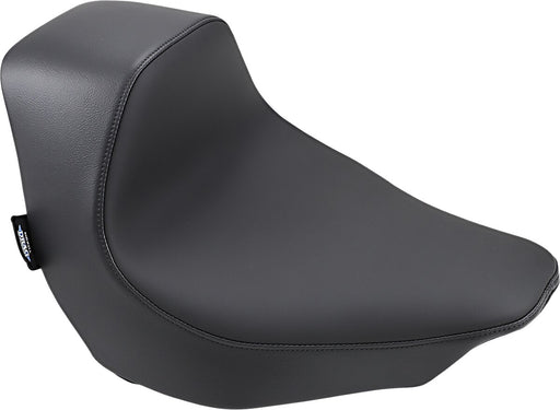 Drag Specialties Seats EZ-ON Mount Solo Seat Black Leather Vinyl