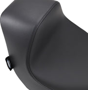 Drag Specialties Seats EZ-ON Mount Solo Seat Black Leather Vinyl Each