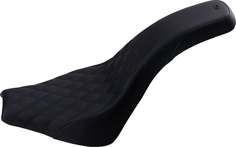 Saddlemen Profile LS Seat for 2018-2026 Harley-Davidson Softail Motorcycles Black #818-30-149