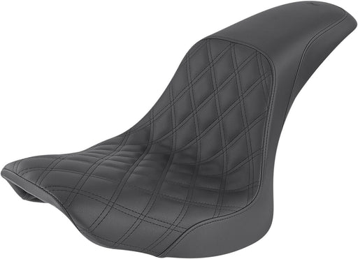 Saddlemen Profile LS Seat for 2006-2017 Harley-Davidson Heritage Softail and 2006-2017 Harley-Davidson Softail Deluxe Motorcycles Black
