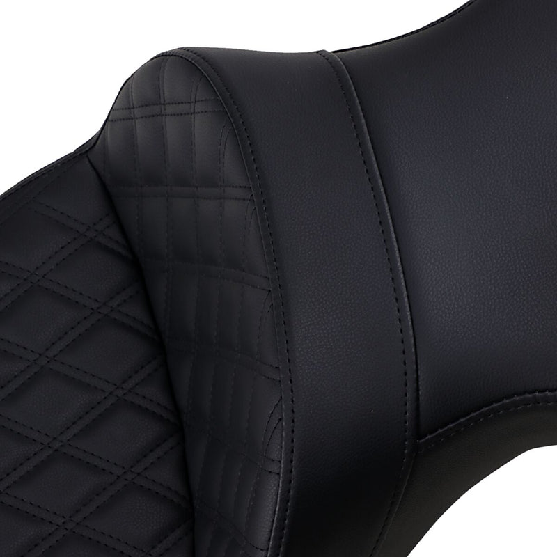 Saddlemen Explorer Lattice Stitch Touring Seat w/o Backrest for 2018-2020 Harley-Davidson Softail Breakout 114 - FXBRS and 2018-2019 Harley-Davidson Softail Breakout - FXBR Motorcycles