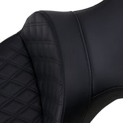 Saddlemen Explorer Lattice Stitch Touring Seat w/o Backrest for 2018-2020 Harley-Davidson Softail Breakout 114 - FXBRS and 2018-2019 Harley-Davidson Softail Breakout - FXBR Motorcycles Black #818-31-029LS