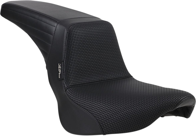 Le Pera KickFlip Basket Weave Seat For Harley-Davidson 2018-2025 Softail FXBR Breakout Models #LYB-590BW