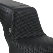 Le Pera KickFlip Basket Weave Seat For Harley-Davidson 2018-2025 Softail FXBR Breakout Models