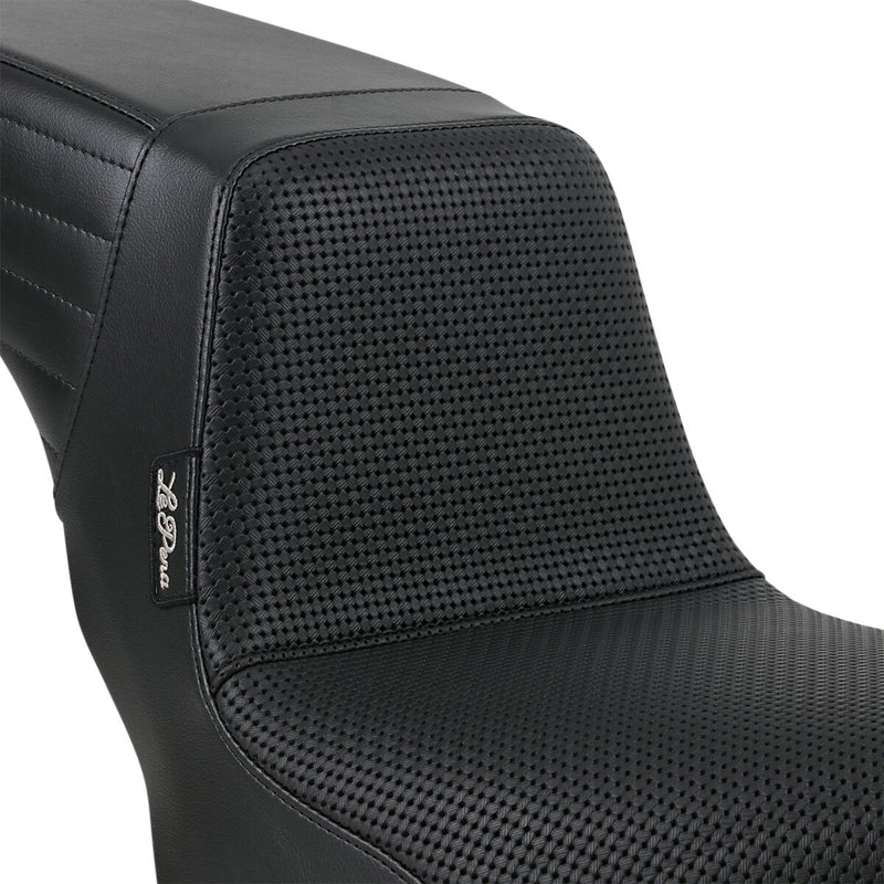 Le Pera KickFlip Basket Weave Seat For Harley-Davidson 2018-2025 Softail FXBR Breakout Models #LYB-590BW