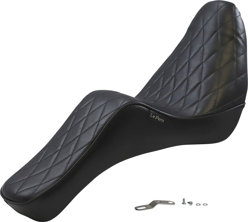 Le Pera Cherokee Seat Black 2-Up Seat Vinyl #LYX-020DM
