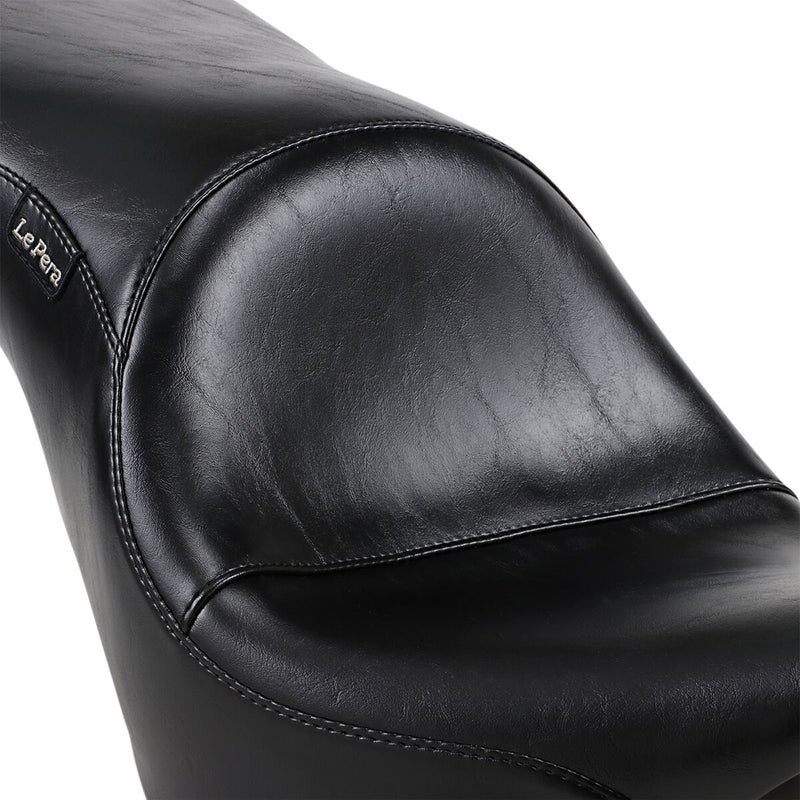 Le Pera Maverick 2 Up Smooth Seat For Harley-Davidson 2018-2025 Softail Deluxe FLDE & Heritage FLHC Models