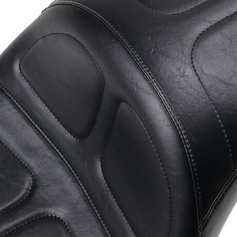 Le Pera Maverick Daddy Long Legs Seat Black One-Piece Vinyl #LYX-910DL