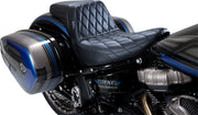 Le Pera Kickflip Seat Black 2-Up Seat BikerTec Vinyl #LYR-590DM