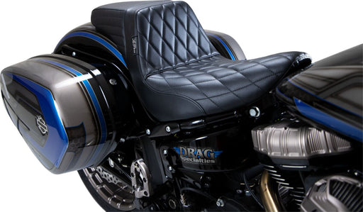 Le Pera Kickflip Seat Black 2-Up Seat BikerTec Vinyl