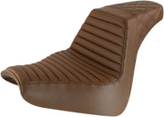 Saddlemen Step-Up TR Front & Rear LS Seat in Brown For 2018-2022 FXBR/FXBRS Breakout Models #818-31-176BR