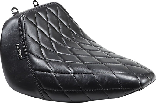 Le Pera Bare Bones Diamond Stitched Solo Seat For Harley-Davidson 2018-2025 Softail Fat Boy FLFB/FLFBS Models