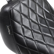 Le Pera Bare Bones Diamond Stitched Solo Seat For Harley-Davidson 2018-2025 Softail Fat Boy FLFB/FLFBS Models #LYO-007DM
