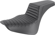 Saddlemen Black Tuck N Roll Step Up Seat for 2018-2026 Harley-Davidson Softail Motorcycles #818-33-171