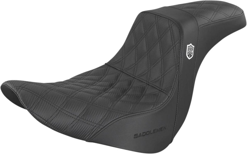 Saddlemen Black Pro Series SDC Performance Gripper Seat for 2018-2020,2022-2026 Harley-Davidson Softail Motorcycles #SC81829D0