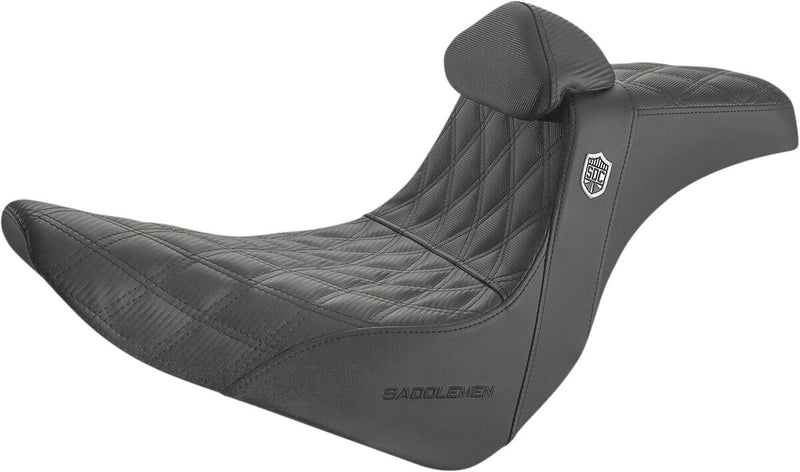 Saddlemen Pro Series SDC Performance Gripper Seat for 2018-2026 Harley-Davidson Softail Motorcycles Black Fitment Harley-Davidson #SC81829DB0