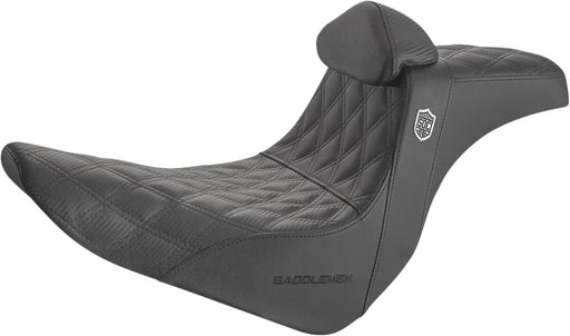 Saddlemen Pro Series SDC Performance Gripper Seat for 2018-2026 Harley-Davidson Softail Motorcycles Black Fitment Harley-Davidson