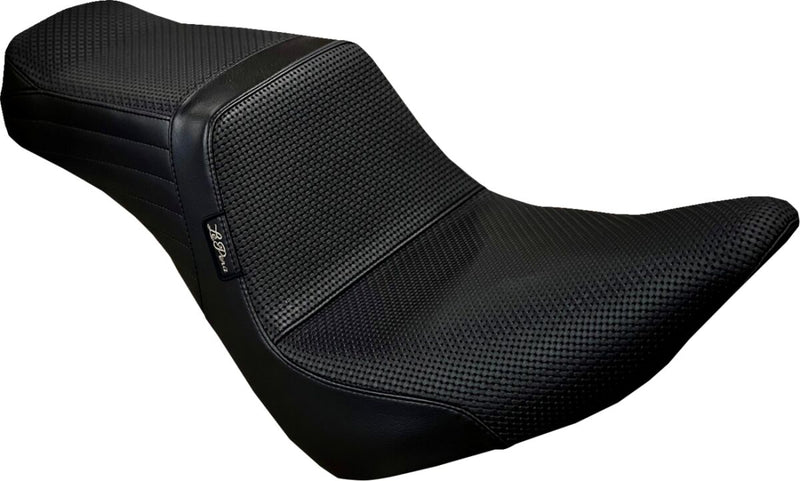 Le Pera Tailwhip Seat Black 2-Up Seat BikerTec #LYR-580BW