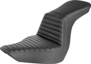 Saddlemen Step Up Tuck & Roll Seat In Black For Harley-Davidson 2018-2025 Low Rider, Sport Glide FLSB Models