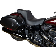 Drag Specialties Seats Predator III Seat Black 2-Up Seat Vinyl #0802-1490