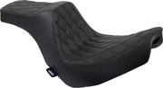 Drag Specialties Seats Predator III Seat Black 2-Up Seat Vinyl
