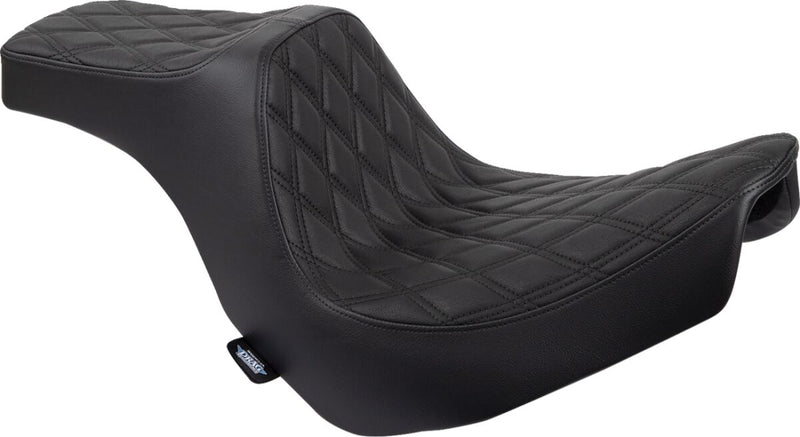 Drag Specialties Seats Predator III Seat Black 2-Up Seat Vinyl