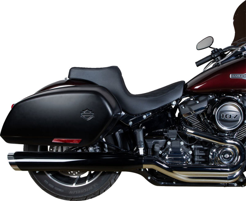 Drag Specialties Seats Predator III Seat Black 2-Up Seat Vinyl Each