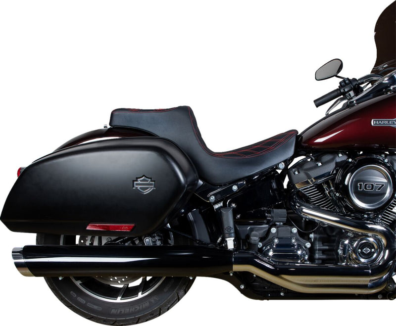 Drag Specialties Seats Predator III Seat Black 2-Up Seat Vinyl Each