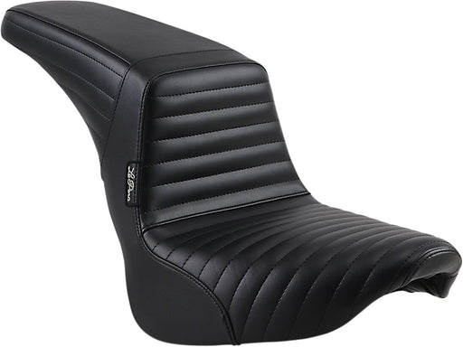 Le Pera Kick Flip Biker Gel Seat Kickflip Black 2-Up Seat Vinyl