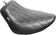 Le Pera Bare Bones Biker Gel Seat Black Solo Vinyl