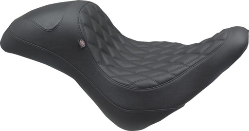 Mustang Extreme Fastback™ Seat for 2018-2026 Harley-Davidson Tripper Fastback™ Black One-Piece Foam Polyurethane