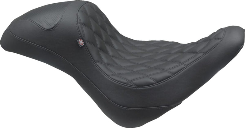 Mustang Extreme Fastback™ Seat for 2018-2026 Harley-Davidson Tripper Fastback™ Black One-Piece Foam Polyurethane #75838