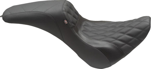 Mustang Tripper Fastback™ Seat for 2018-2026 Harley-Davidson Black 2-Up Seat Foam Polyurethane