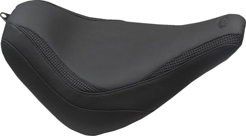 Mustang Runaround™ Solo Seat for 2018-2021 Harley-Davidson FLSL 1750 ABS Black Foam Polyurethane #83071