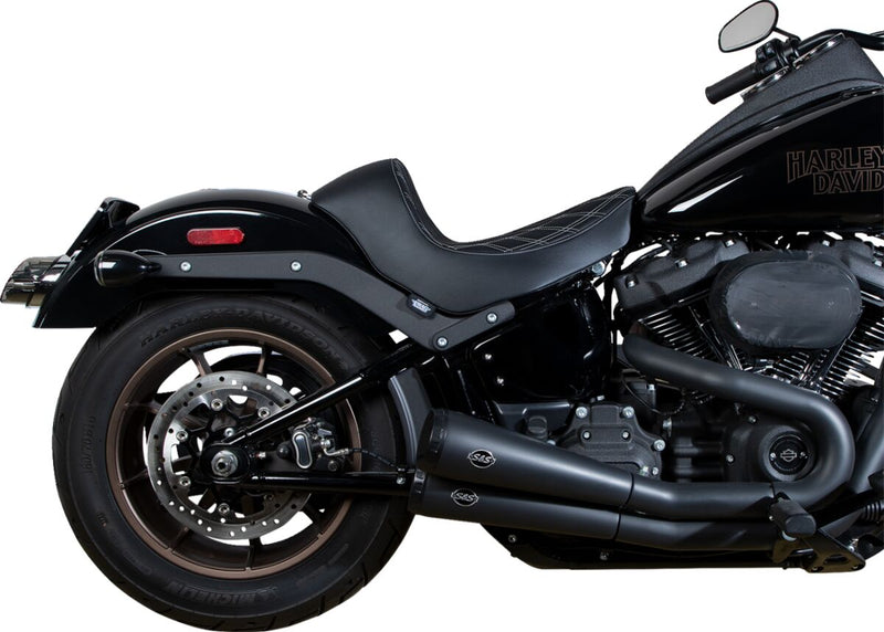 Drag Specialties Seats Solo Seat Black Silver Each
