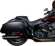 Drag Specialties Seats Predator Seat Black Leather Vinyl Each