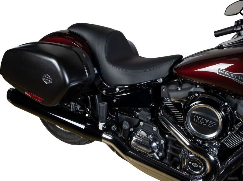Drag Specialties Seats Predator Seat Black Leather Vinyl Each