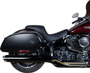 Drag Specialties Seats Predator Seat Black Leather Vinyl Each
