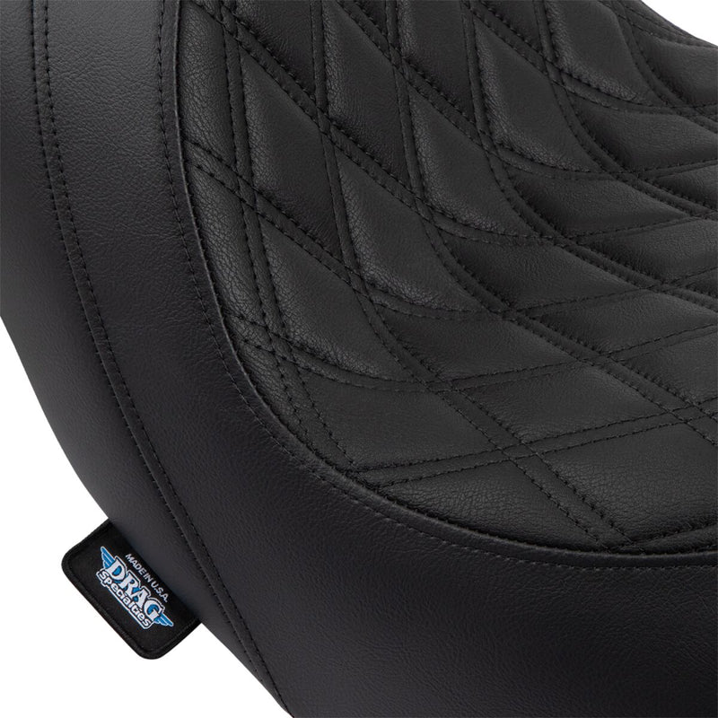 Drag Specialties Seats Predator Seat Black Leather Vinyl Each