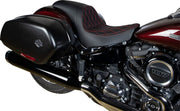 Drag Specialties Seats Predator Seat Black Leather Vinyl Each